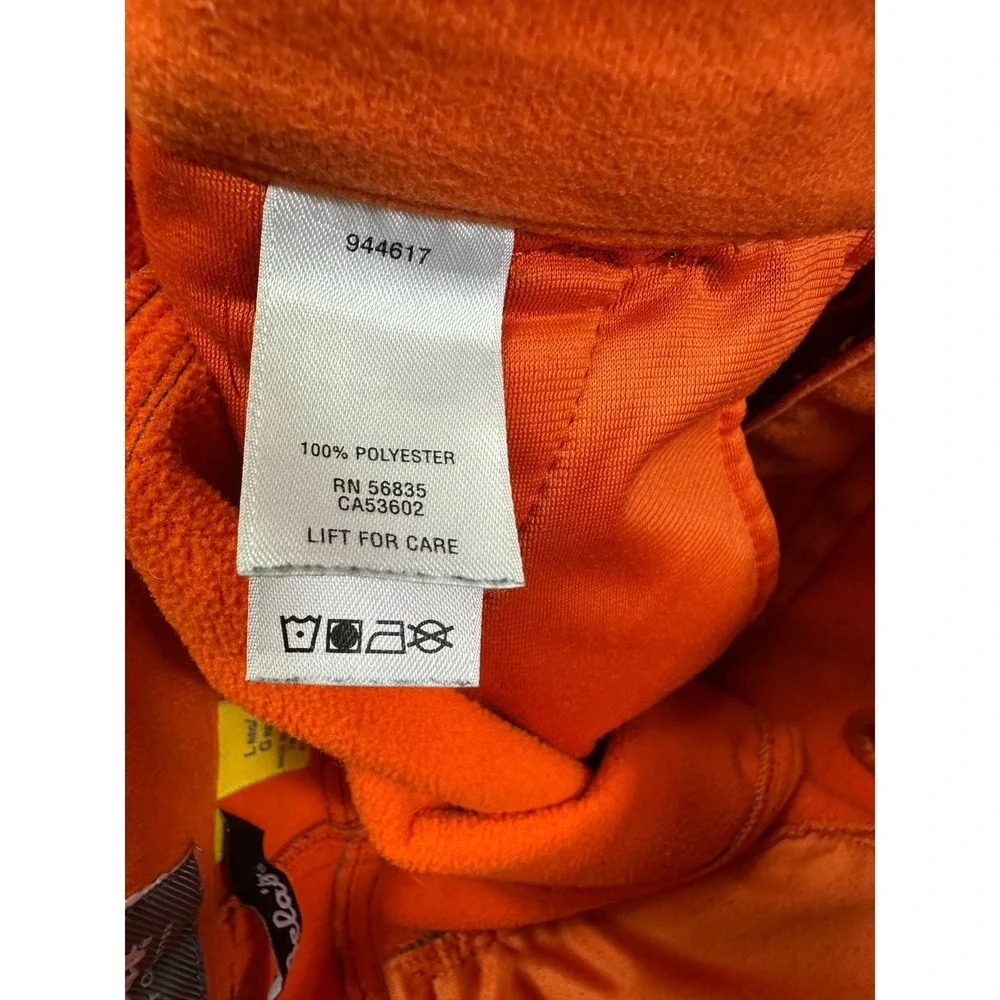 Cabelas Youth Realtree Xtra Camo Fleece Lined Hunting‎ Pants Orange Size L Kids